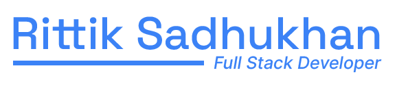 Rittik Sadhukhan Portfolio