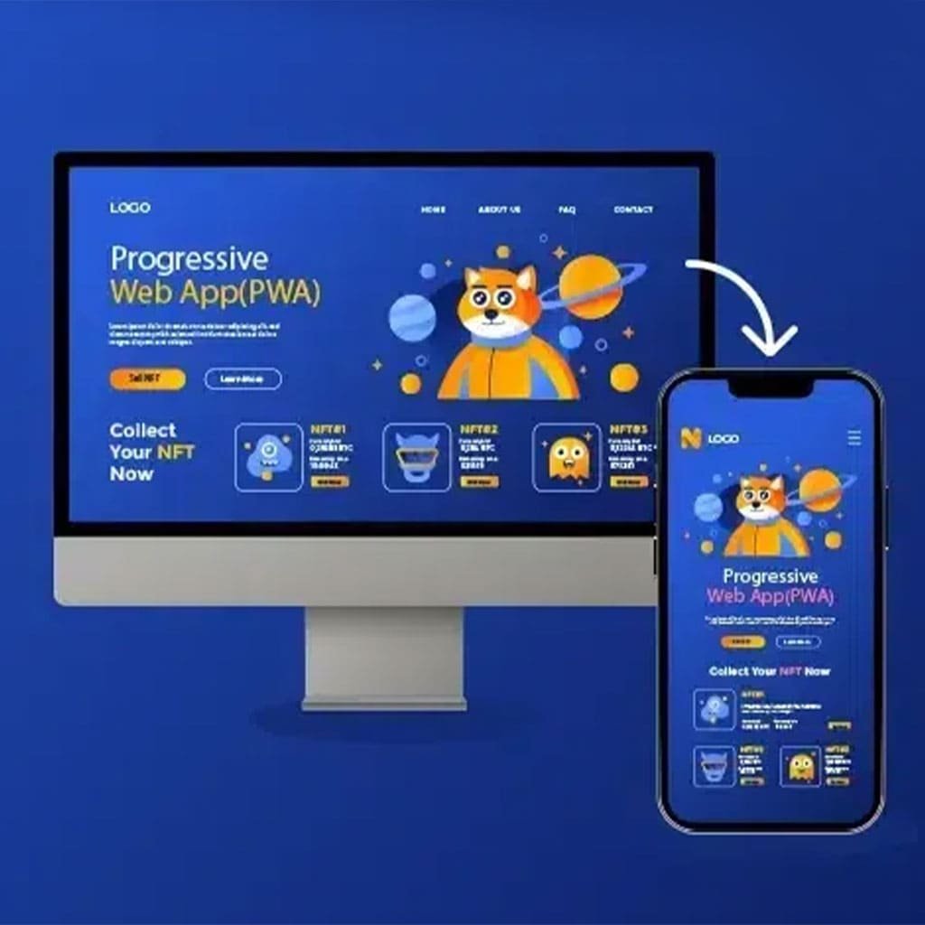 Progressive web app service preview