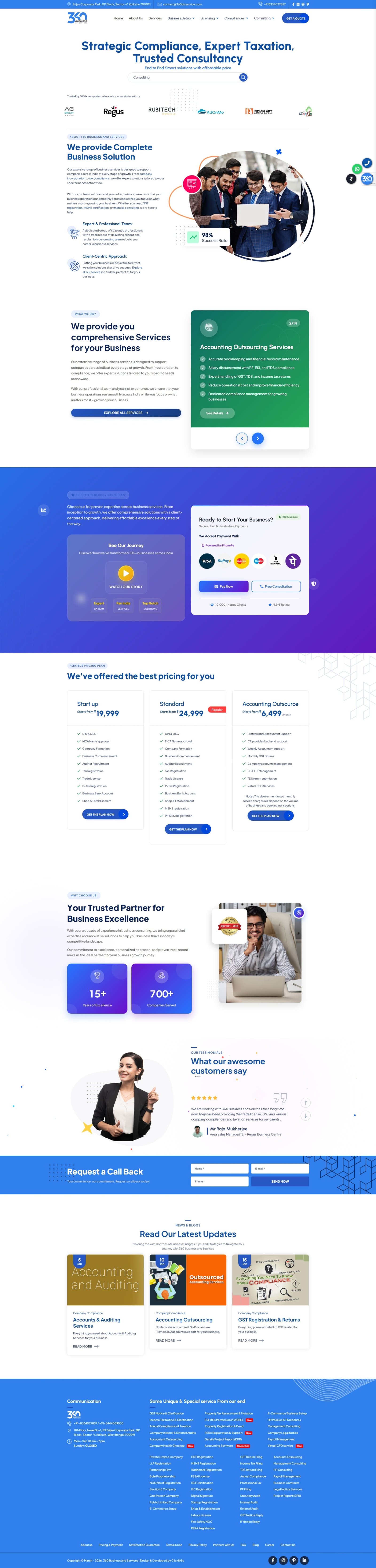 Website development showcase image 3